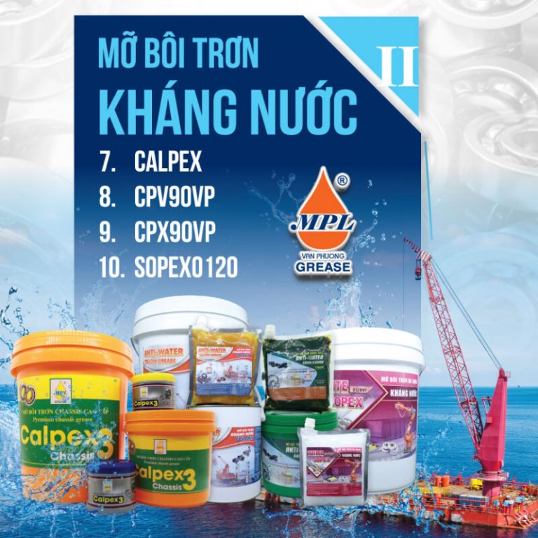 mỡ bôi trơn kháng nước tại tphcm